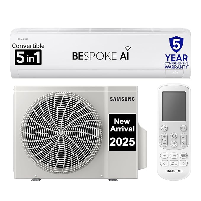 Samsung 1.5 Ton 5 Star AI Inverter Smart Split AC01